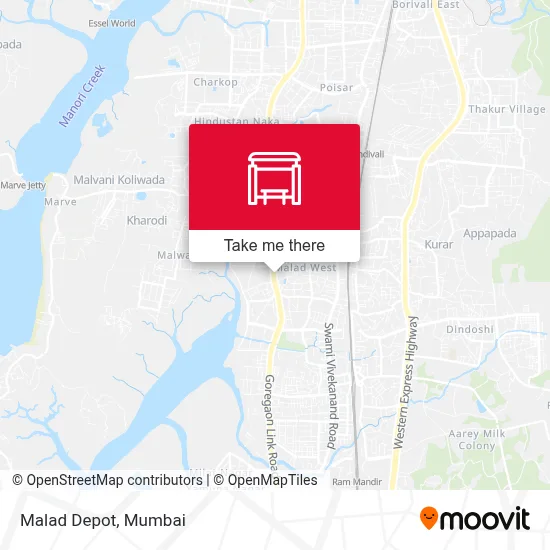 Malad Depot map