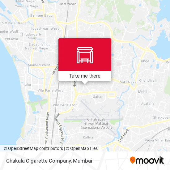 Chakala Cigarette Company map