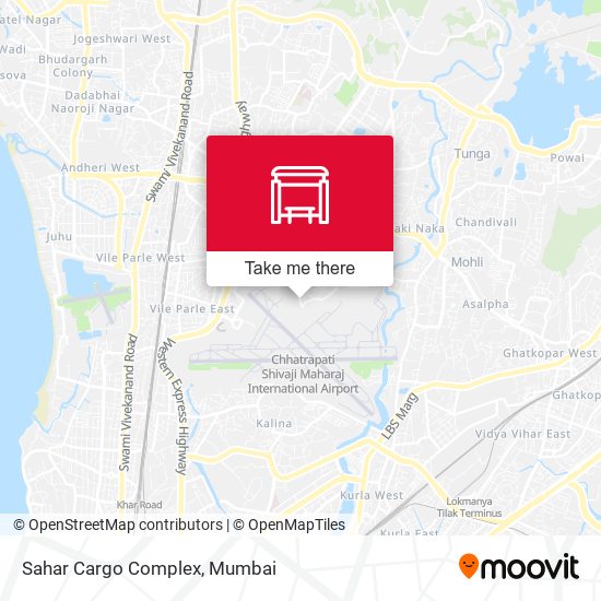 Sahar Cargo Complex map