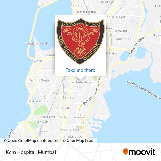 Kem Hospital map