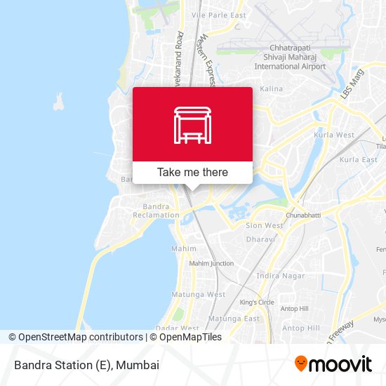 Bandra Station (E) map