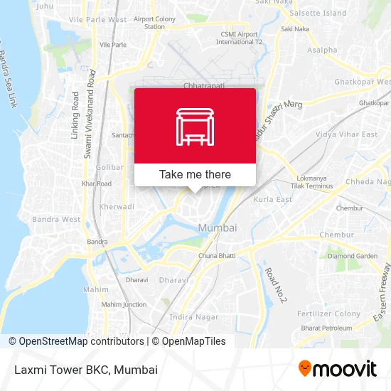 Laxmi Tower BKC map