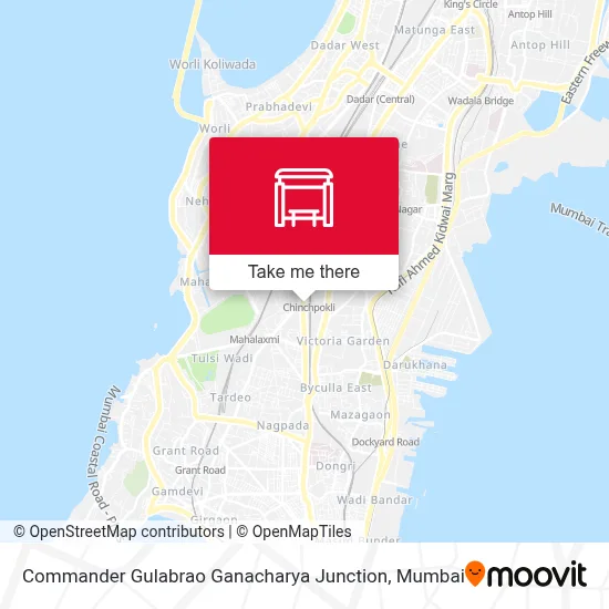 Com.Gulabrao Ganacharya Chowk map