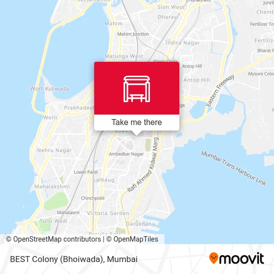 BEST Colony (Bhoiwada) map