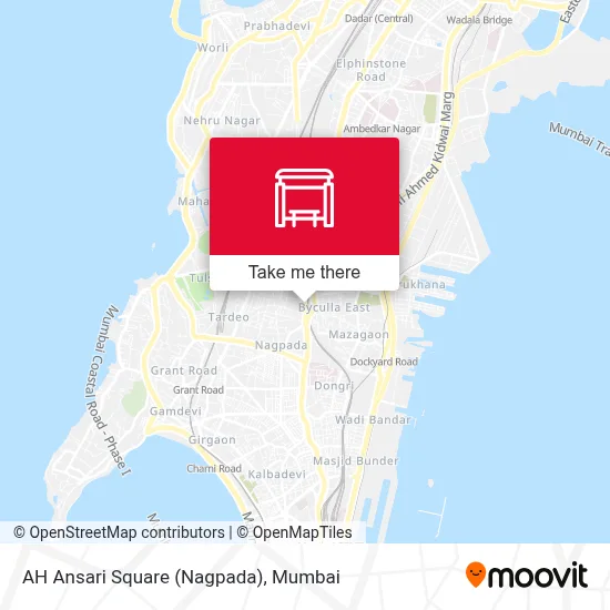 AH Ansari Chowk (Nagpada) map