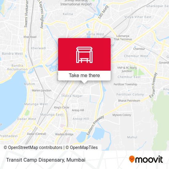 Transit Camp Dispensary map