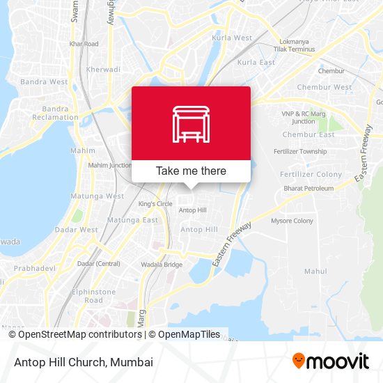 Antop Hill Church map