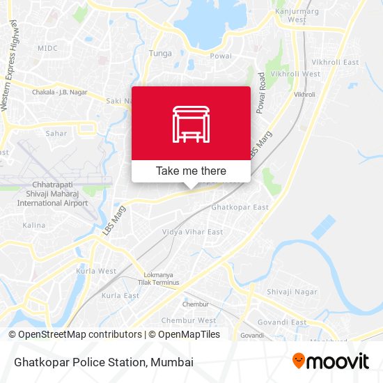 Ghatkopar Police Station map