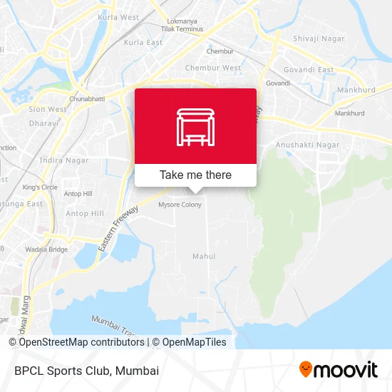 BPCL Sports Club map