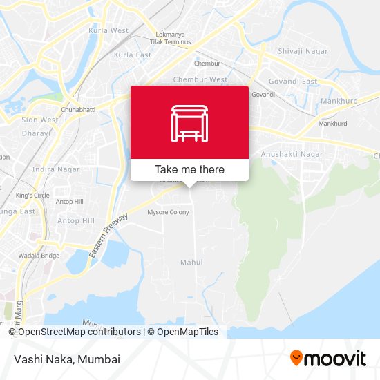 Vashi Naka map