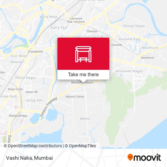 Vashi Naka Chembur (E) map