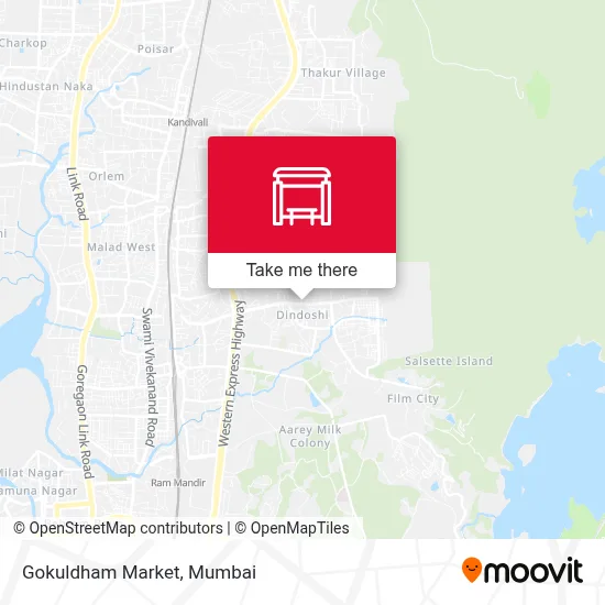 Gokuldham Market map