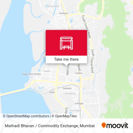 Mathadi Bhavan / Commodity Exchange map