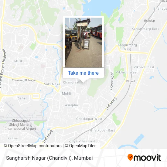 Sangharsh Nagar (Chandivli) map