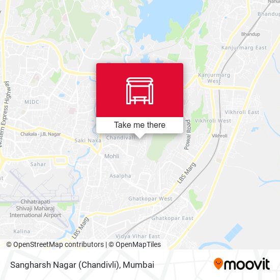 Sangharsh Nagar (Chandivli) map