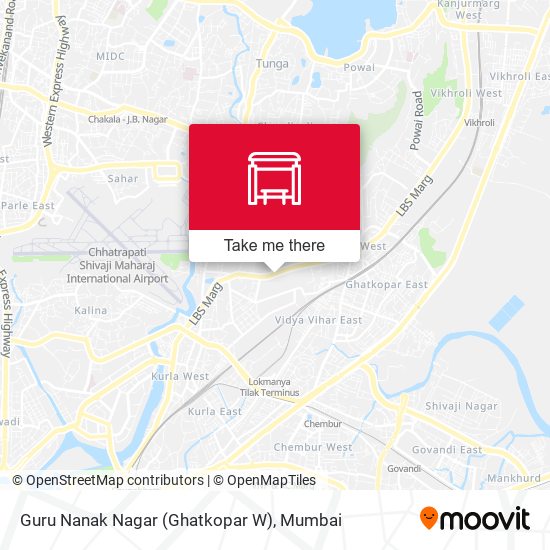 Guru Nanak Nagar (Ghatkopar W) map