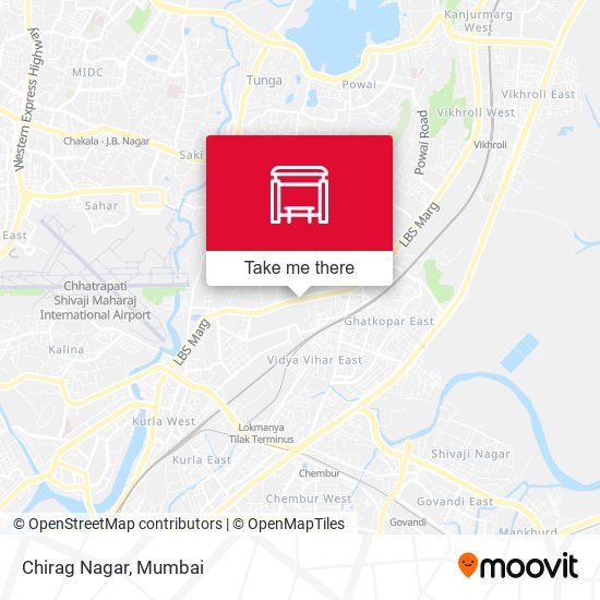 Chirag Nagar map