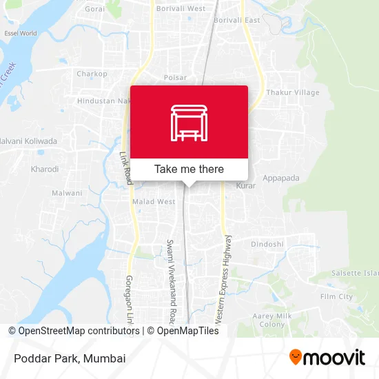 Poddar Park map
