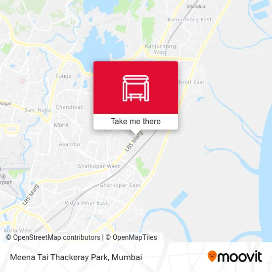 Meena Tai Thackeray Park map