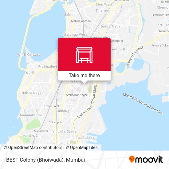 BEST Colony (Bhoiwada) map