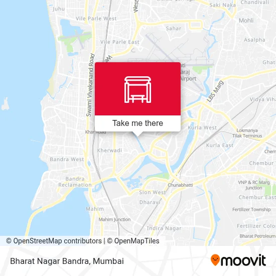 Bharat Nagar (Bandra) map