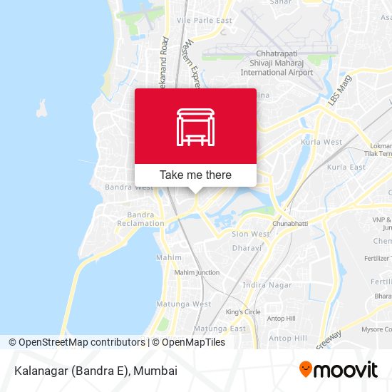 Kalanagar (Bandra E) map