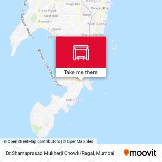 Dr.Shamaprasad Mukherji Chowk / Regal map