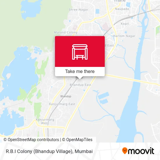 R.B.I Colony (Bhandup Village) map