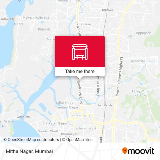 Mitha Nagar map