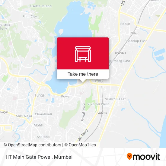 IIT Main Gate Powai map