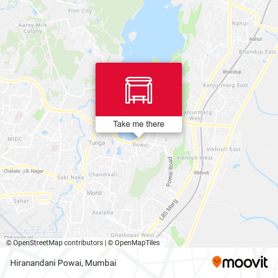 Hiranandani Powai map