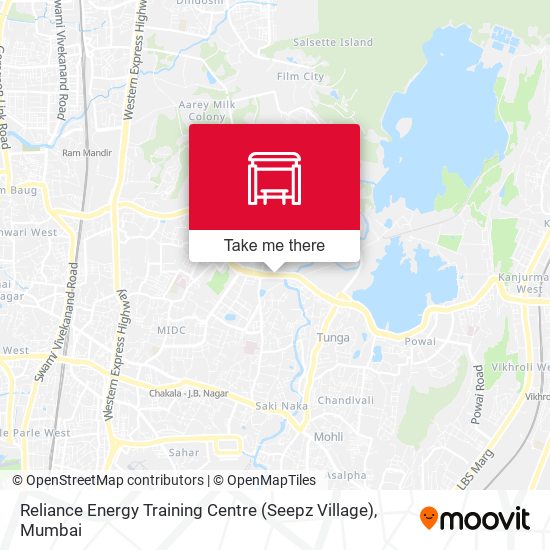 Reliance Energy Training Centre (Seepz Village) map