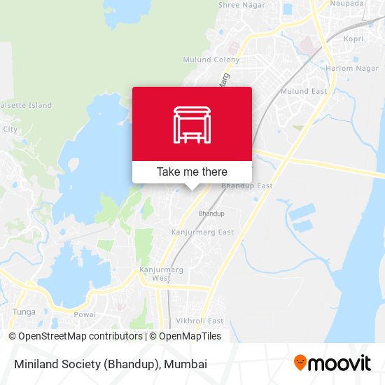 Miniland Society (Bhandup) map