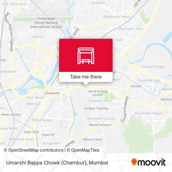 Umarshi Bappa Chowk (Chembur) map
