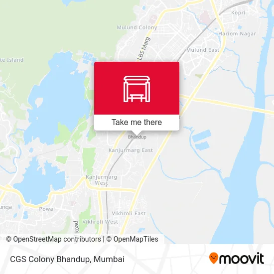 CGS Colony Bhandup map