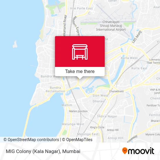 MIG Colony (Kala Nagar) map