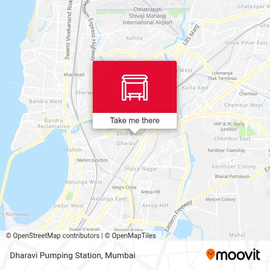 Dharavi Pumping Station map