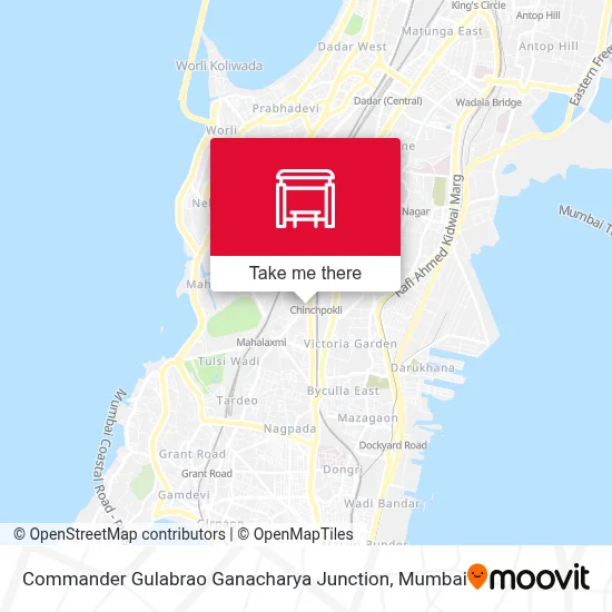 Com.Gulabrao Ganacharya Chowk map