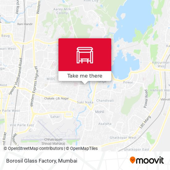 Borosil Glass Factory map