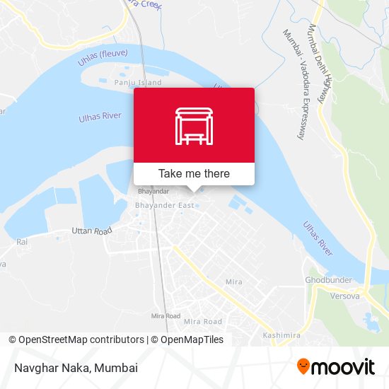 Navghar Naka map