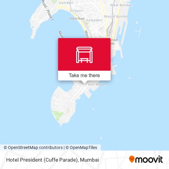 Hotel President (Cuffe Parade) map