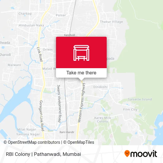 RBI Colony | Pathanwadi map