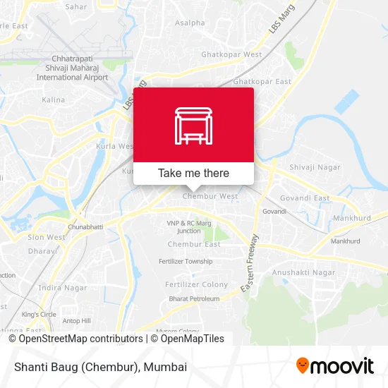 Shanti Baug (Chembur) map