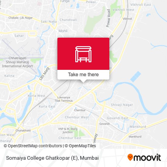 Somaiya College Ghatkopar (E) map