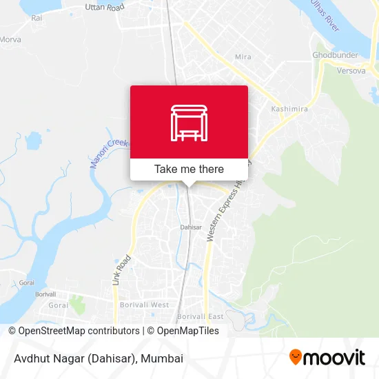 Avdhut Nagar (Dahisar) map