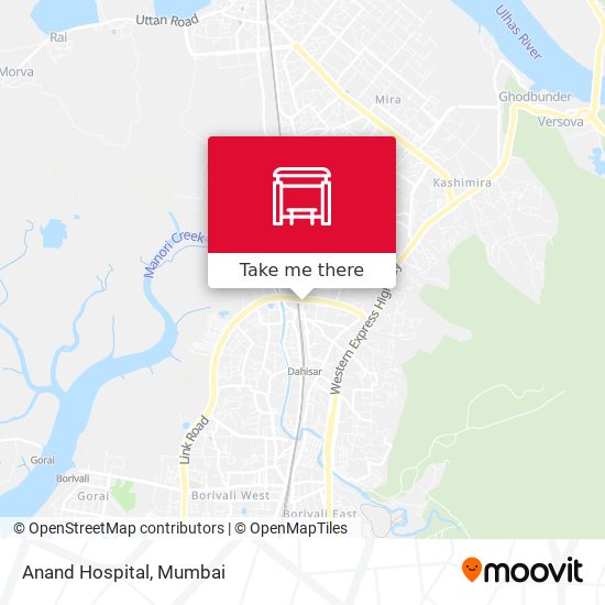 Anand Hospital map