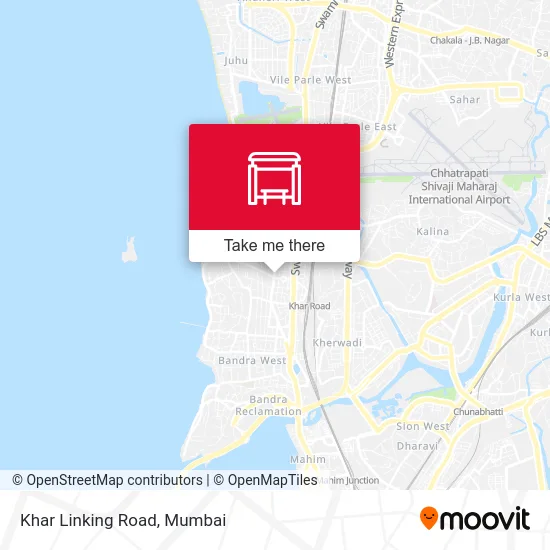 Khar Linking Road map