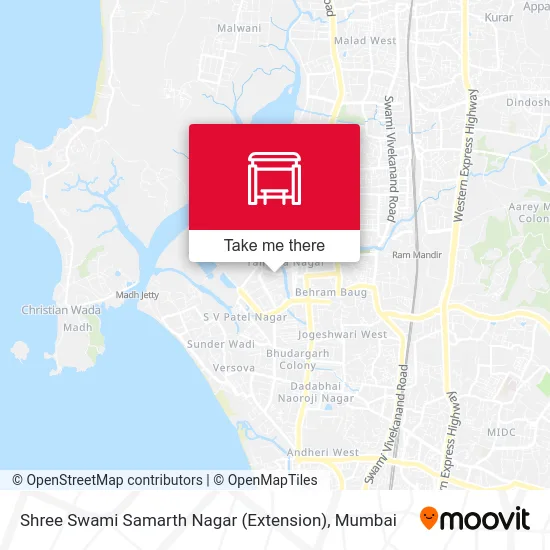 Shree Swami Samarth Nagar (Extension) map