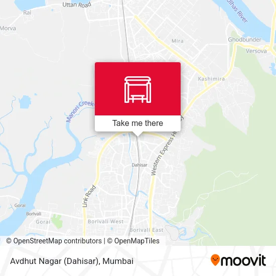 Avdhut Nagar (Dahisar) map