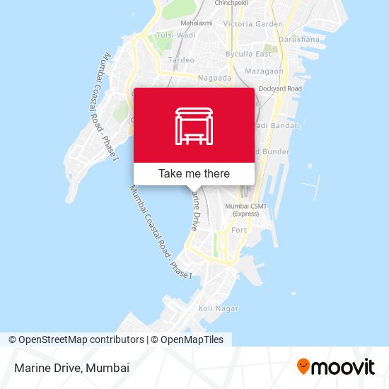 Marine Drive map